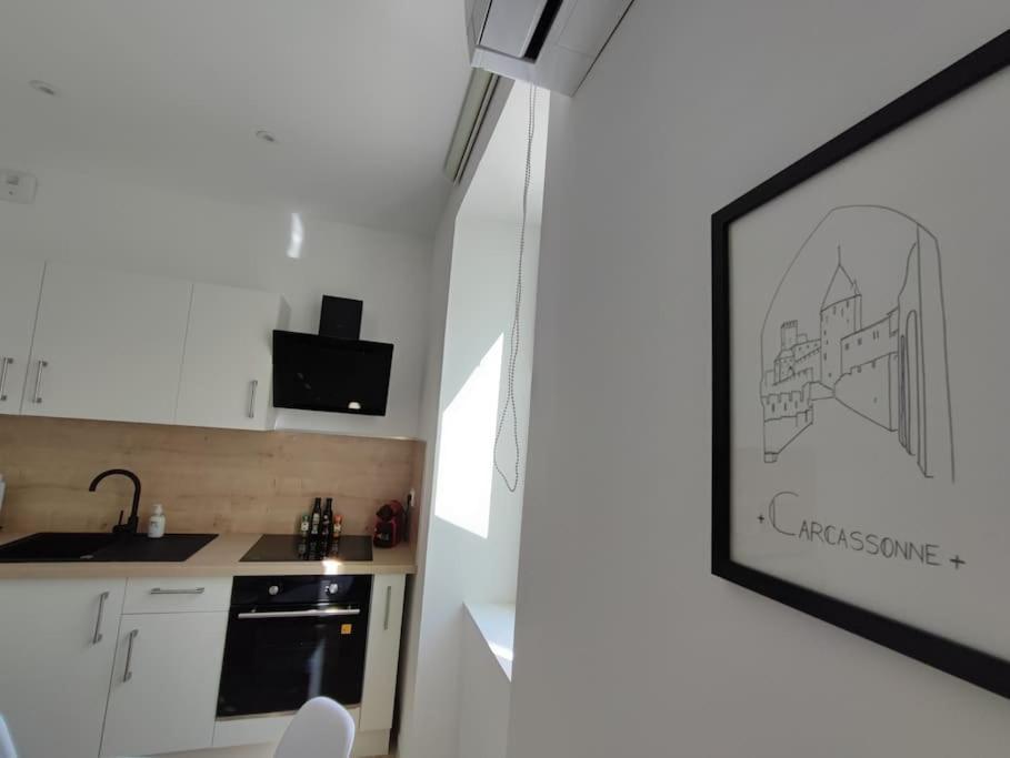 Pause Entre Cite Et Bastide *Clim *Wifi *Smart Tv Apartment Каркасон Екстериор снимка